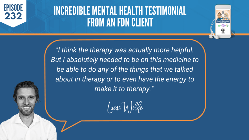 MENTAL HEALTH TESTIMONIAL, THERAPY, MEDICINE, ENERGY, FDN, FDNTRAINING, HEALTH DETECTIVE PODCAST