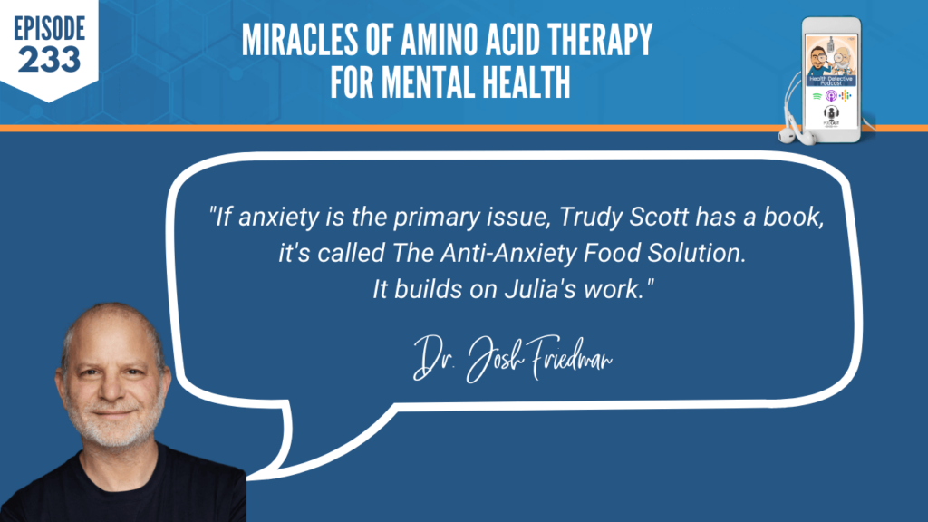 MENTAL HEALTH, ANXIETY, TRUDY SCOTT, ANTI-ANXIETY FOOD SOLUTION, FDN, FDNTRAINING, HEALTH DETECTIVE PODCAST