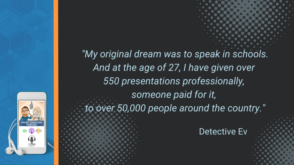 ORIGINAL DREAM, PUBLIC SPEAKING, IN SCHOOLS, PROFESSIONALLY, FDN, FDNTRAINING, HEALTH DETECTIVE PODCAST