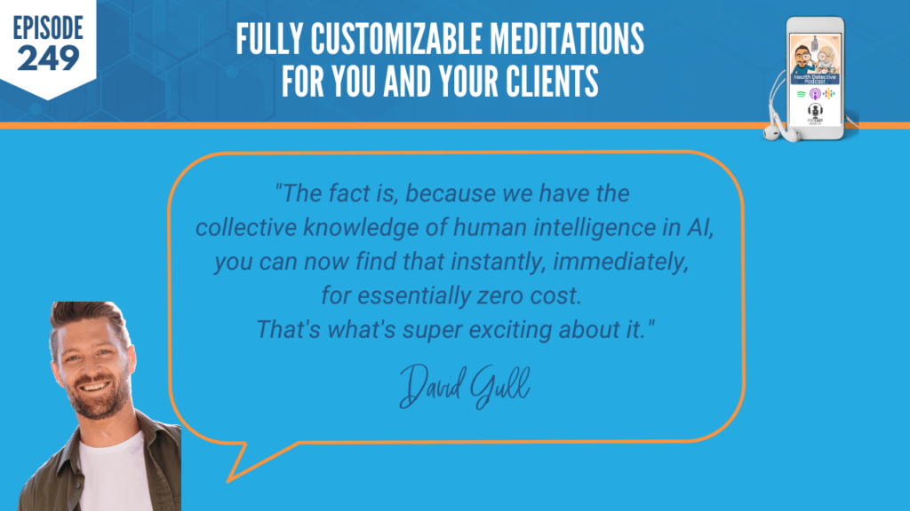 CUSTOMIZABLE MEDITATIONS, DAVID GULL, OGIMI, AI, HEALTH, OPTIMIZATION, HELP OTHERS, DEEPEN MEDITATION PRACTICE, COPING MECHANISMS, LEVEL OF AWARENESS, MIND, THOUGHTS, TIME TO THINK, KNOWLEDGE, AI, INSTANTLY, IMMEDIATELY, ZERO COST, EXCITING