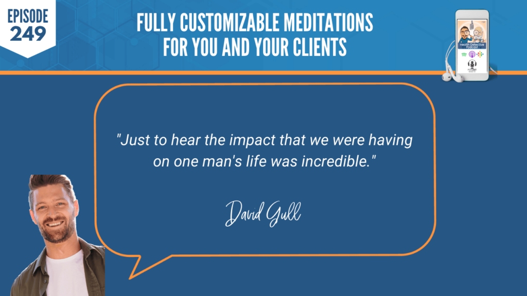 CUSTOMIZABLE MEDITATIONS, DAVID GULL, OGIMI, AI, HEALTH, OPTIMIZATION, HELP OTHERS, DEEPEN MEDITATION PRACTICE, COPING MECHANISMS, LEVEL OF AWARENESS, MIND, THOUGHTS, TIME TO THINK, KNOWLEDGE, IMPACT, BENEFICIAL