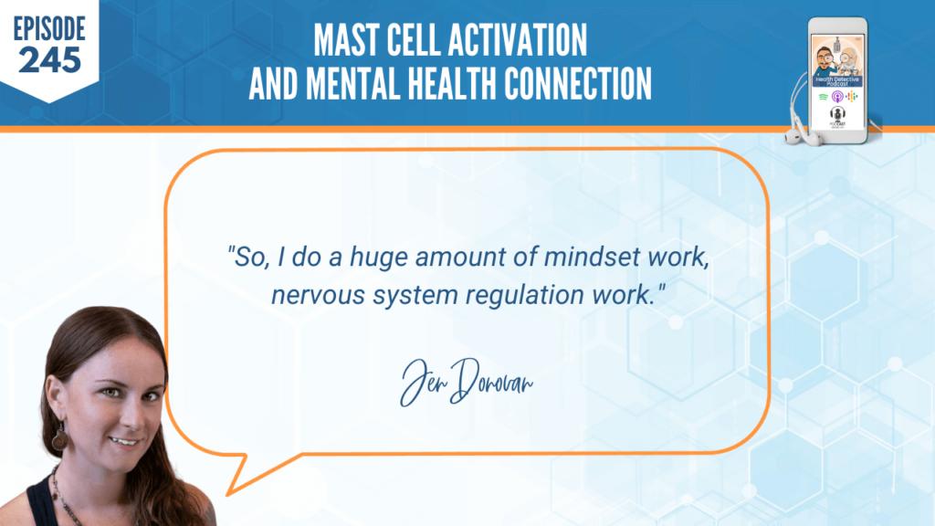 MAST CELL ACTIVATION, MENTAL HEALTH CONNECTION, PHYSCIAL HEALTH, FDN, FDNTRAINING, HEALTH DETECTIVE PODCAST, DIAGNOSTIC, MAST CELL ACTIVATION SYNDROME, HOLISTIC ROUTE, MINDSET, NERVOUS SYSTEM REGULATION
