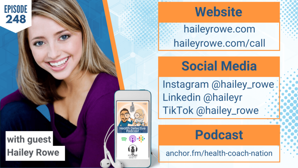 BUILD CONFIDENCE, HAILEY ROWE, BUSINESS, HEALTH COACH SALES PROCESS, FDN, FDNTRAINING, HEALTH DETECTIVE PODCAST, WHERE TO FIND HAILEY ROWE
