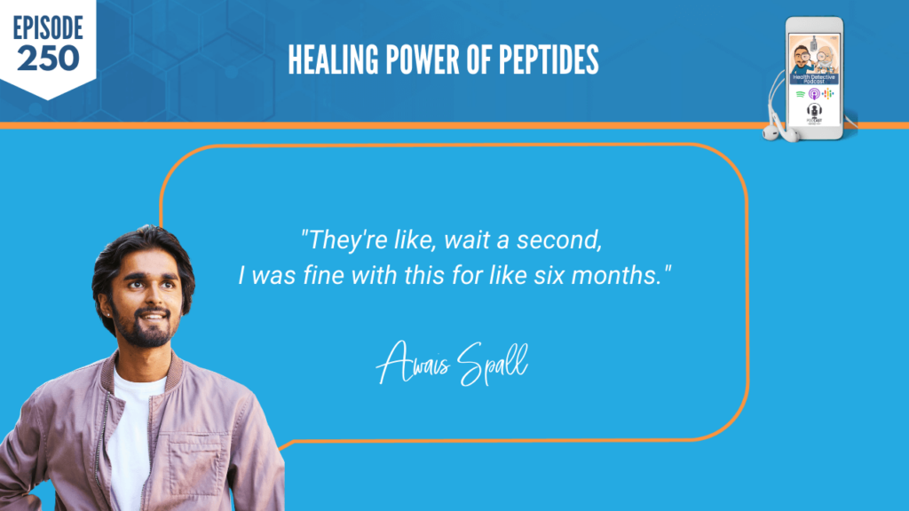 PEPTIDES, HEALING POWER OF PEPTIDES, AWAIS SPALL, DETECTIVE EV, FDN, FDNTRAINING, HEALTH DETECTIVE PODCAST, HEALTH, AMINO ACID CHAINS, SENSITIVITIES
