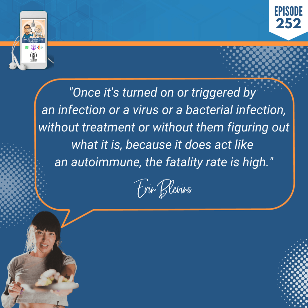 A PRIVATE CHEF FOR DC FILMS, ERIN BLEVINS, SHUTUPWORK, CHEF, FDN, FDNTRAINING, HEALTH, HEALTH DETECTIVE PODCAST, TRIGGERED, INFECTION, BACTERIAL INFECTION, TREATMENT, NO DIAGNOSIS, AUTOIMMUNE, FATALITY RATE, HIGH