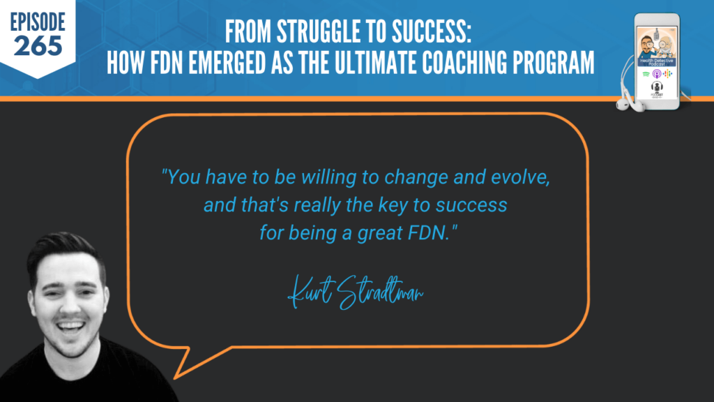 ULTIMATE COACHING PROGRAM, HEALTH COACHING, PRACTITIONER, LAB TESTING, KURT STRADTMAN, EVAN TRANSUE, DETECTIVE EV, FDN, FDNTRAINING, HEALTH DETECTIVE PODCAST, HEALTH, WILLING TO CHANGE, EVOLVE, PIVOT, KEY TO SUCCESS, GREAT FDN