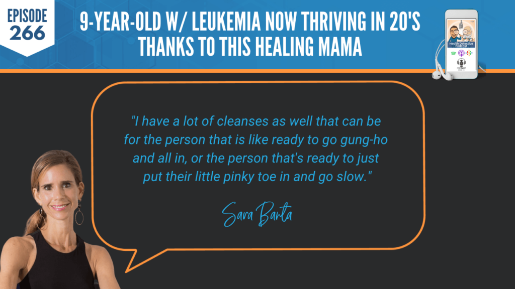 NOW THRIVING, LEUKEMIA, HEALING MAMA, SARA BANTA, FREQUENCY-BASED, CHINESE MEDICINE, HEALING DEVICES, DETOX, RESET, REBUILD, FDN, FDNTRAINING, HEALTH DETECTIVE PODCAST, DETECTIVE EV, EVAN TRANSUE, PODCAST, CLEANSES, GUNG-HO, GO SLOW