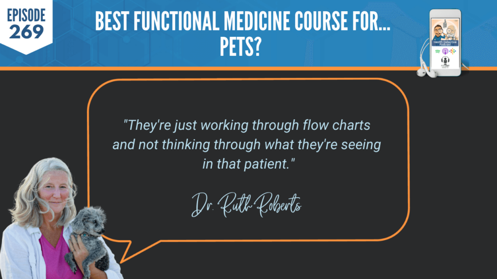 FOR PETS, FUNCTIONAL MEDICINE COURSE FOR PETS, HOLISTIC PET HEALTH COACHING PROGRAM, DR. RUTH ROBERTS, PETS, HEALTH COACH, FDN, FDNTRAINING, HEALTH DETECTIVE PODCAST, DETECTIVE EV, EVAN TRANSUE, HEALTH, CERTIFICATION COURSE, TEACH, EDUCATIONAL, BUSINESS, WORK WITH PETS, GET WELL AND STAY WELL NATURALLY, LABS, HOLISTIC, FUNCTIONAL, PERSPECTIVES, HEALTH CHALLENGES, FLOW CHARTS, PATIENT