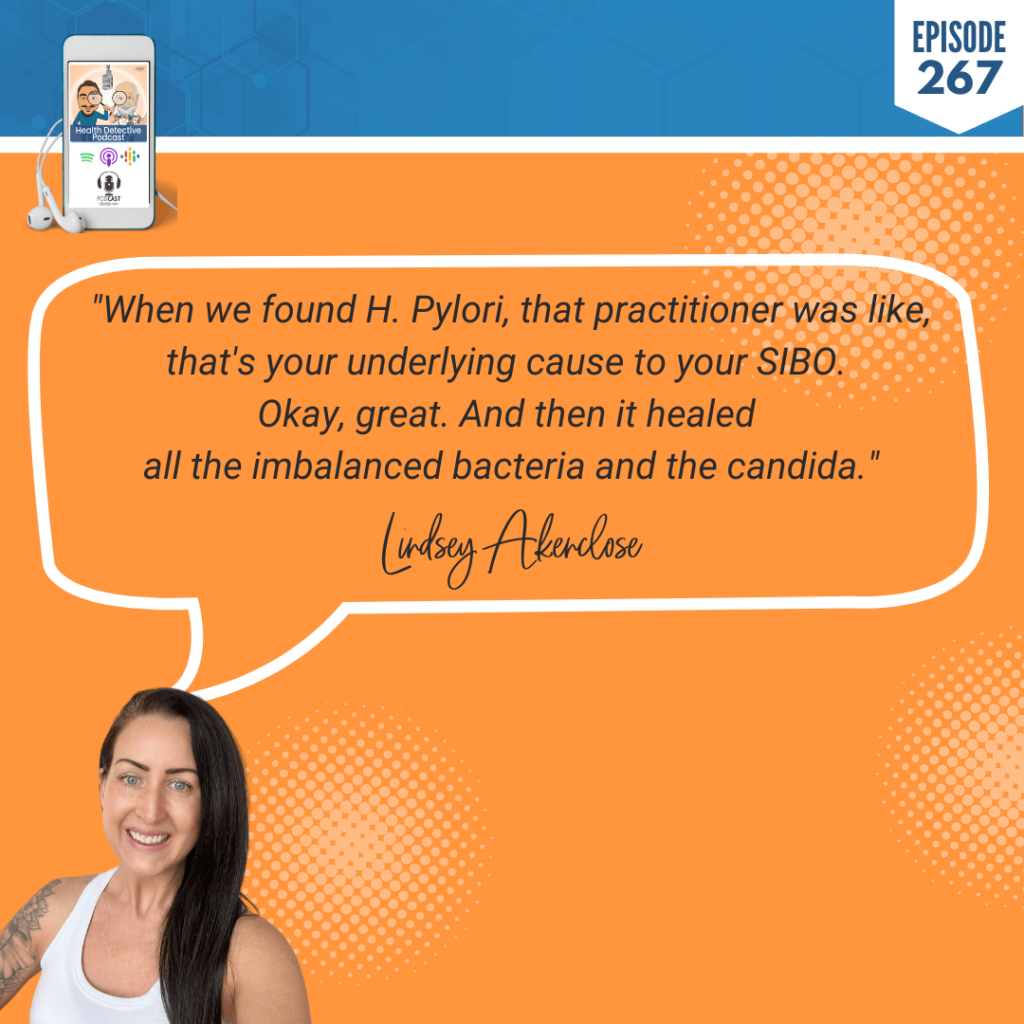 THYROID TRIUMPHS, GUT HEALING, WOMEN'S WELLNESS, LINDSEY AKENCLOSE, DETECTIVE EV, EVAN TRANSUE, FDN, FDNTRAINING, HEALTH DETECTIVE PODCAST, HEALTH, HEALTH COACH, H. PYLORI, SIBO, IMBALANCED BACTERIA, CANDIDA