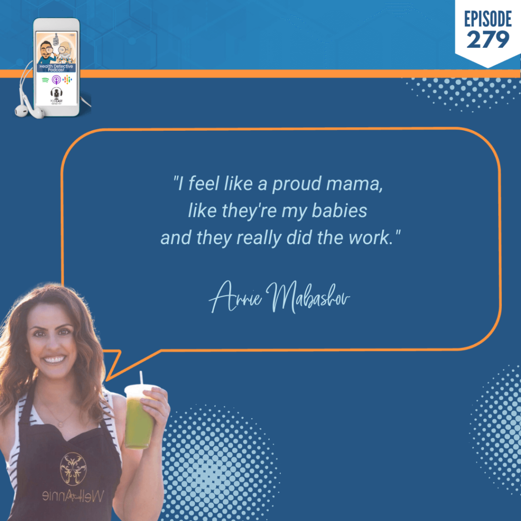 BEATING CANCER, GREAT MOOD, ANNIE MABASHOV, WELL WITH ANNIE, DETECTIVE EV, EVAN TRANSUE, FDN, FDNTRAINING, HEALTH DETECTIVE PODCAST, HEALTH COACH, HEALTH, FOOD, PROTEIN, CANCER, MOODS, PROUD MAMA, BABIES