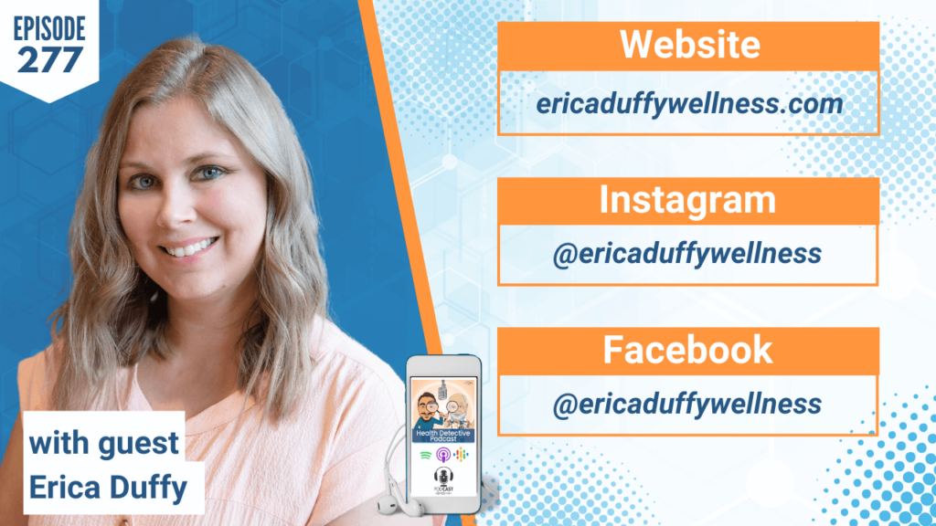 CHRONIC HIVES, CERTIFIED FDN HEALTH COACH, ERICA DUFFY, FDNP, DETECTIVE EV, EVAN TRANSUE, HEALTH DETECTIVE PODCAST, FDN, FDNTRAINING, HEALTH COACH, HEALTH, HEALTH STORY, HEALTH JOURNEY, HIVES, ERICADUFFYWELLNESS, BREAST IMPLANT ILLNESS, BREAST EXPLANT