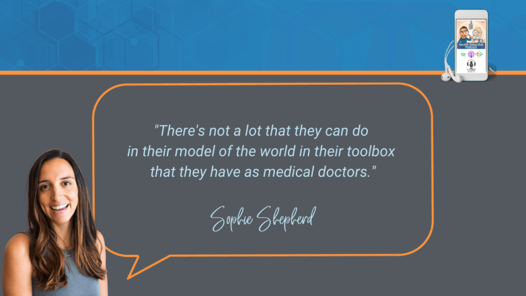 IS IBS JUST BS, SHE TALKS HEALTH, SOPHIE SHEPHERD, HEALTH COACH, HEALTH, DETECTIVE EV, EVAN TRANSUE, HEALTH DETECTIVE PODCAST, FDN, FDNTRAINING, CERTIFICATION, COACH, IRRITABLE BOWEL SYNDROME, MODEL, TOOLBOX, MEDICAL DOCTORS