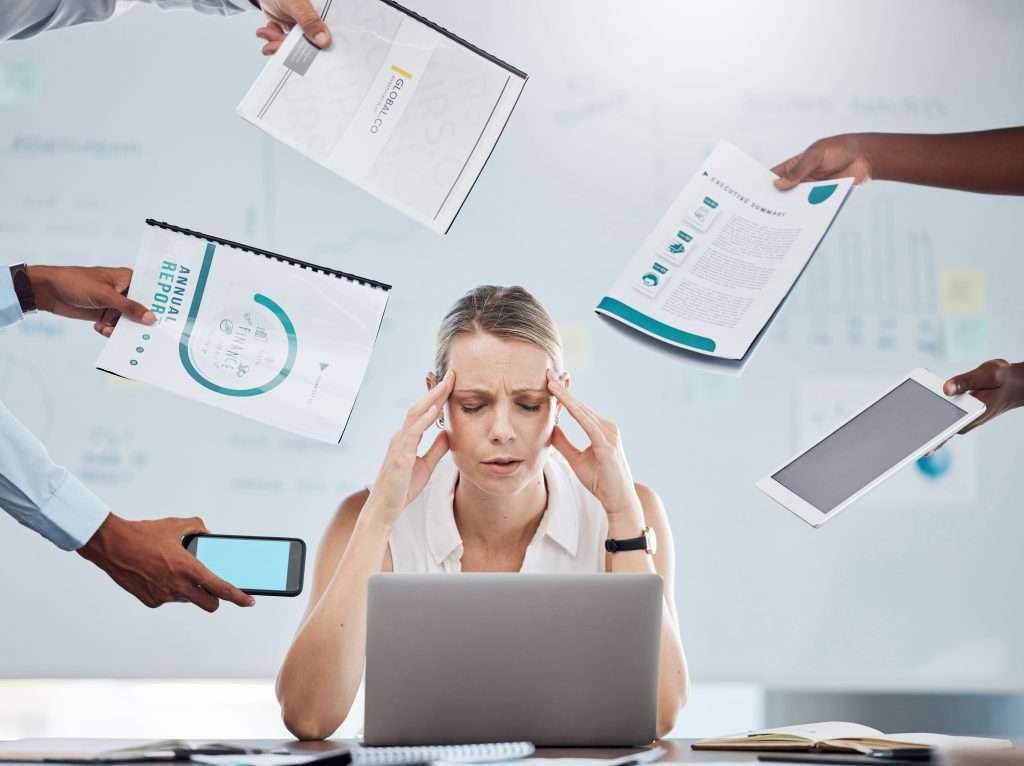 chronic stress symptoms fatigue brain fog