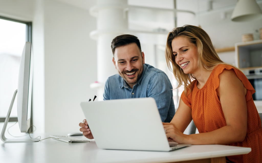 Health coach working from home
