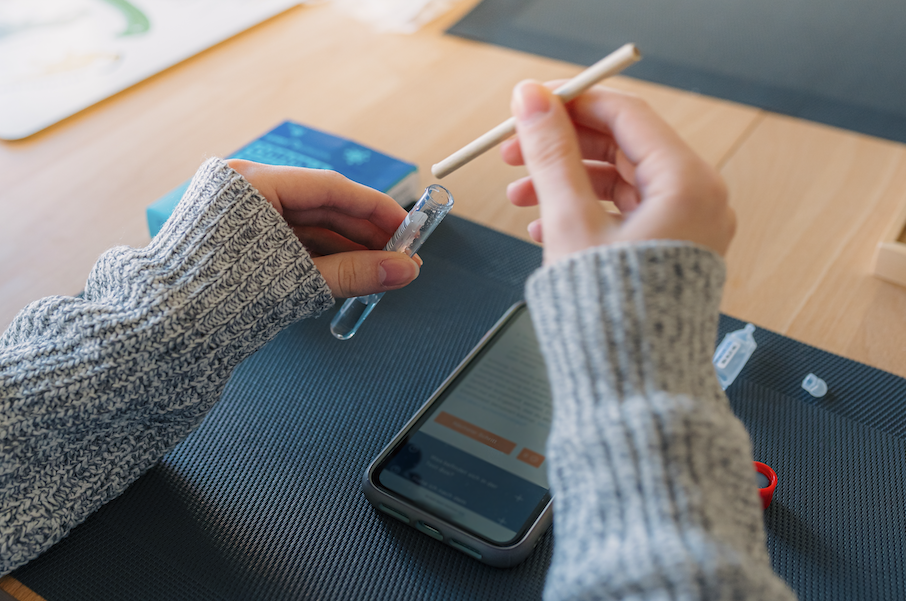 Saliva testing method functional health coaches use to detect early insulin resistance