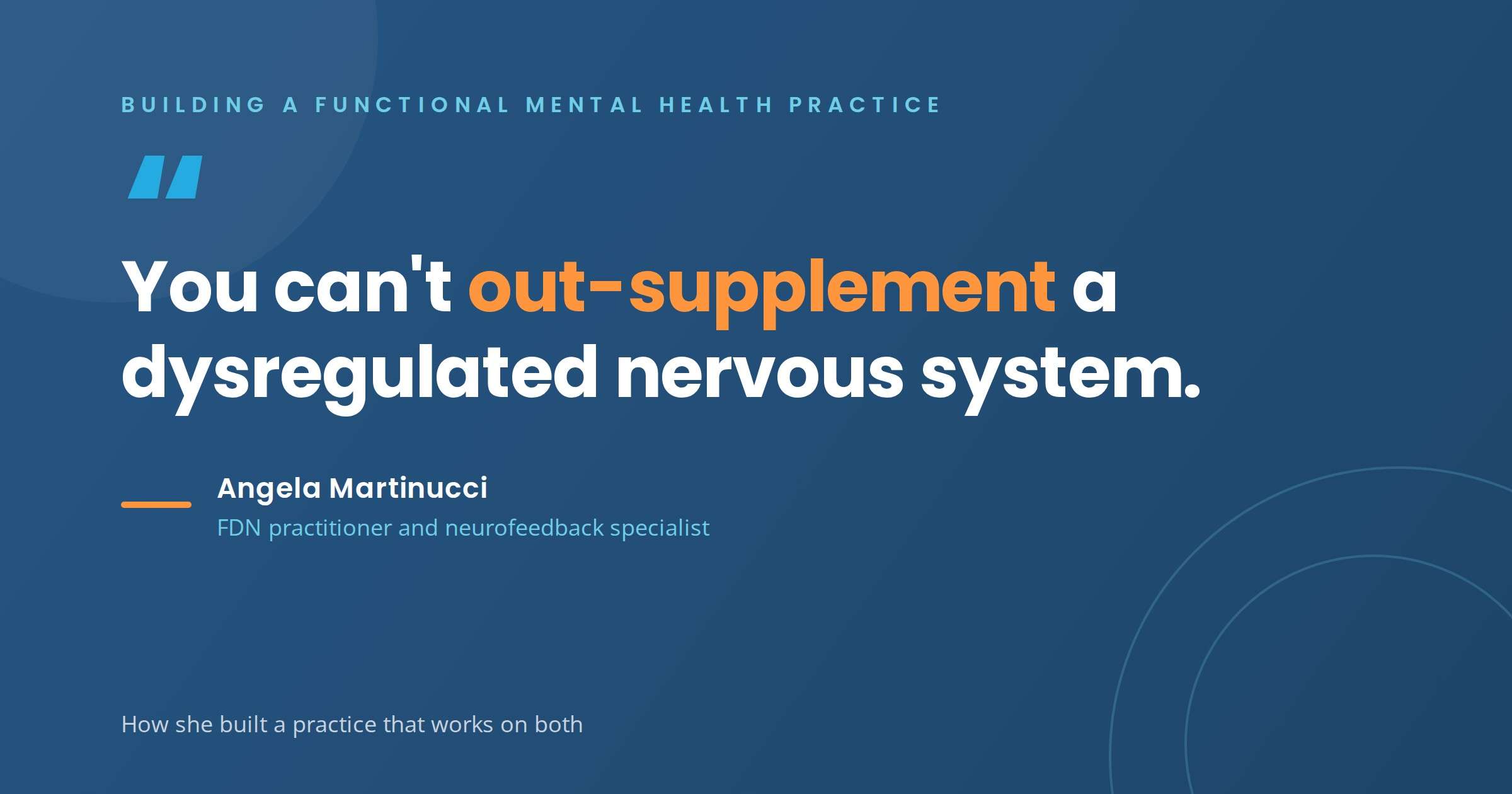 building-functional mental health practice